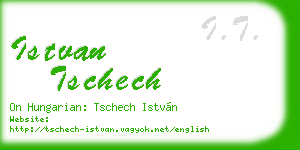 istvan tschech business card